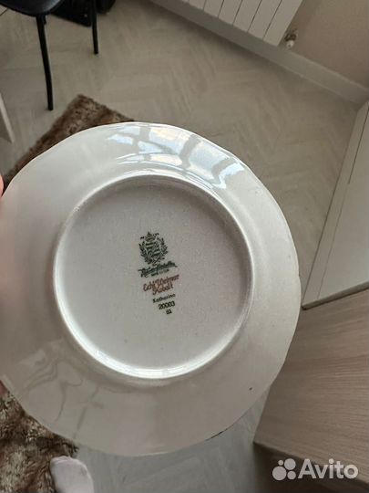 Старинный чайный сервиз кобальт