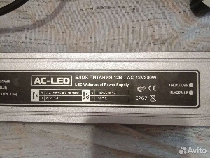 Блок питания 12в