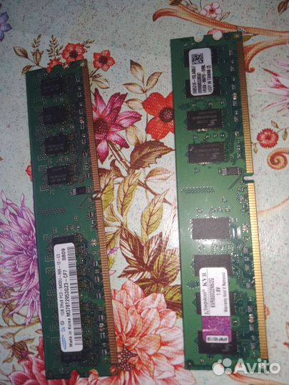 Оперативная память ddr2 на 2 Гб и на 1 гб