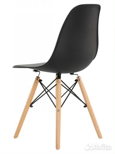 Стул в стиле eames DSW,черный, 1 шт