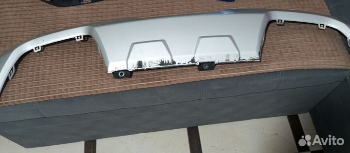 Накладка на задний бампер vesta cross