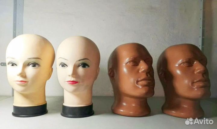 Манекен голова для шапок бу