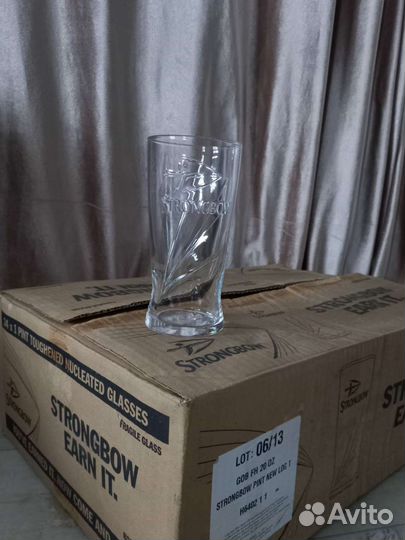 Пивные бокалы 0,5 strongbow