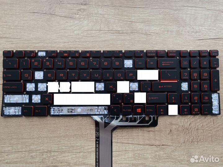 Клавиши клавиатуры msi gf75