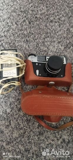 Пленочный фотоаппарат Фэд-5с + Смена 8м