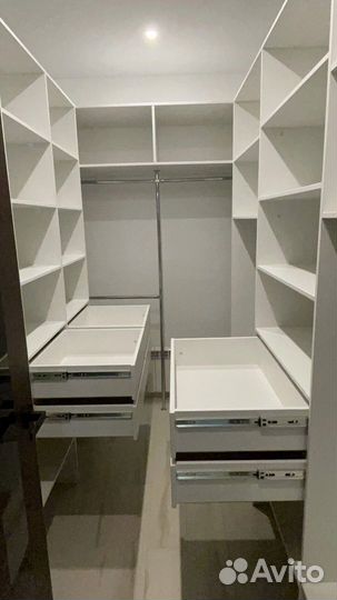 Гардеробная на заказ в рассрочку