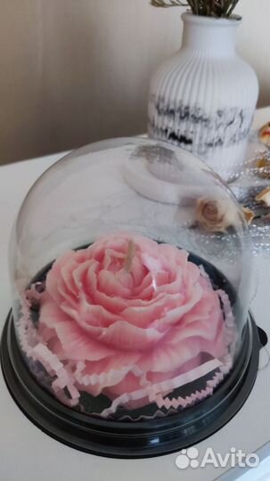 Свеча - цветок к 8 марта