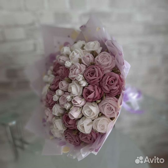 Съедобный букет из зефира