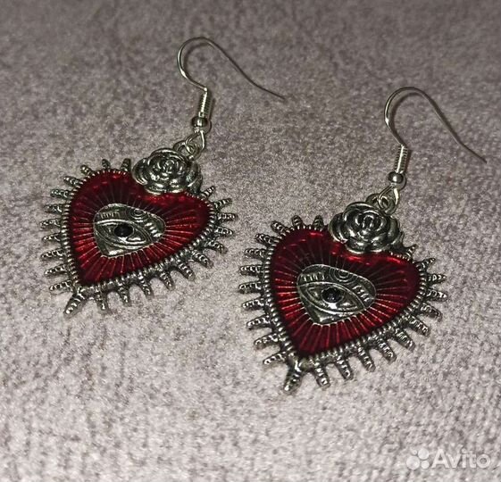 Кулон и серёжки