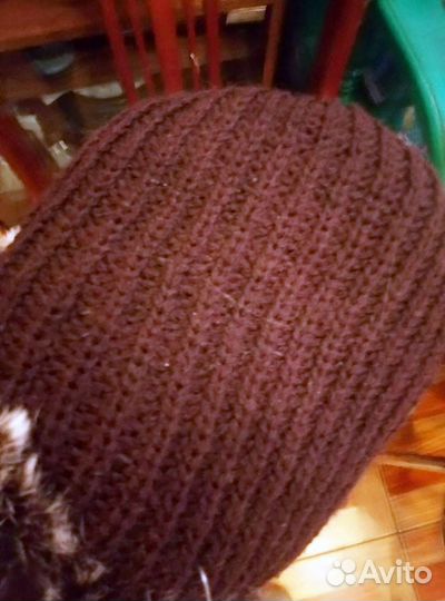 Шапка из кролика, новая