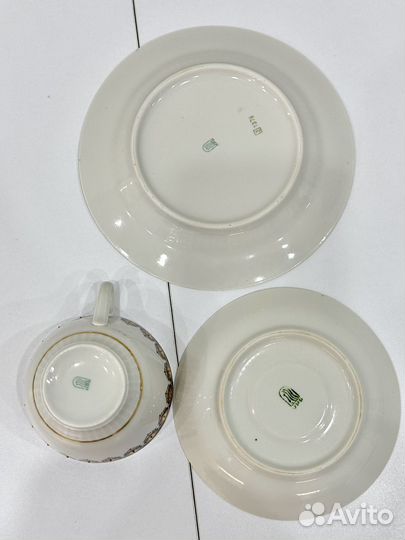 Чайное трио фарфор СССР