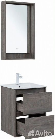 Мебель для ванной Aquanet Милан 50 дуб рошелье