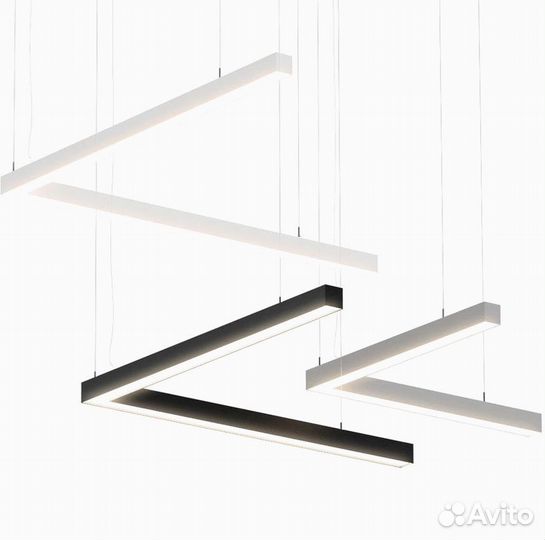 Светильник профильный угловой