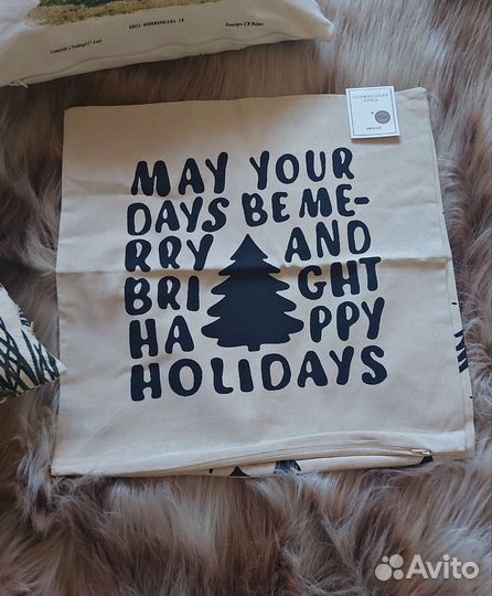 Чехол на подушку hm home наволочка zara елки чашка