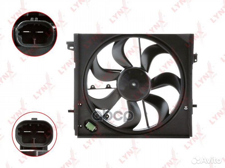 Вентилятор радиатора Nissan Qashqai 14 RF1571