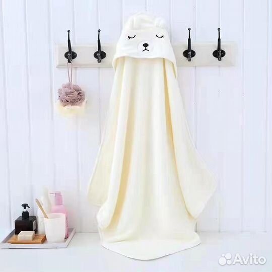 Полотенце уголок детское с ушками