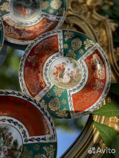 Старинные тарелки «Oscar Sсhlеgеlmilсh»