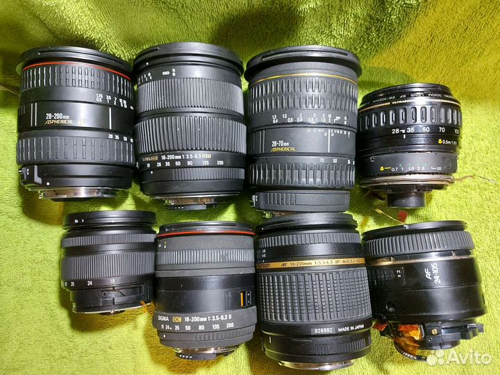 Объективы на запчасти