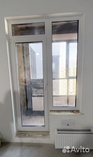 Окно стеклопакет балконное