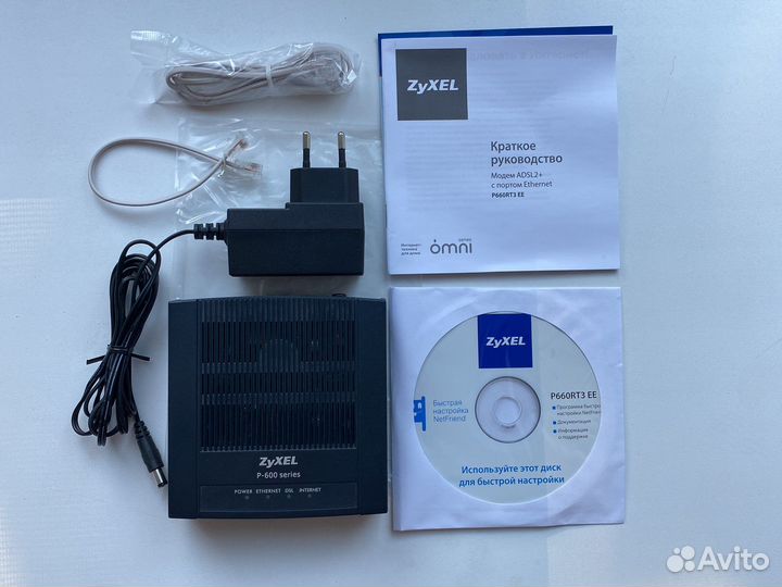 Adsl2+ модем P660RT3 EE