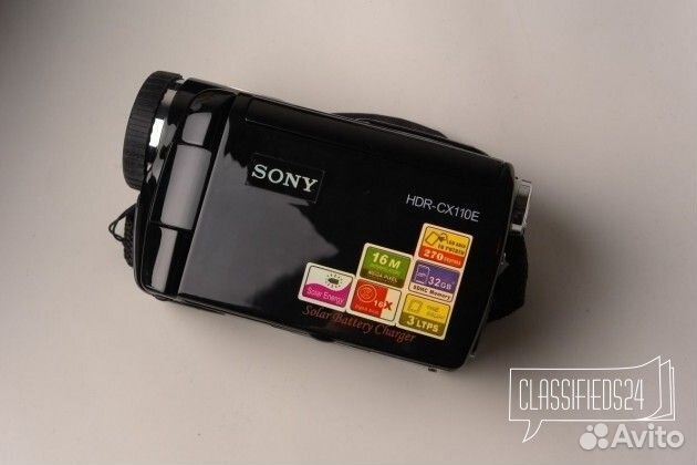 Видеокамера sony hdr-cx110e