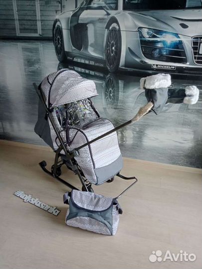 Новые Санки-коляска