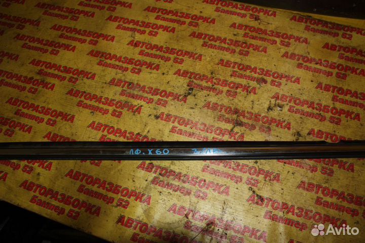 Хром молдинг стекла двери lifan X60