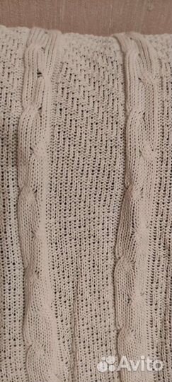 Плед вязаный