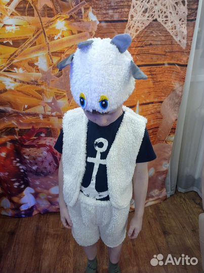 Новогодний костюм для мальчика овечка