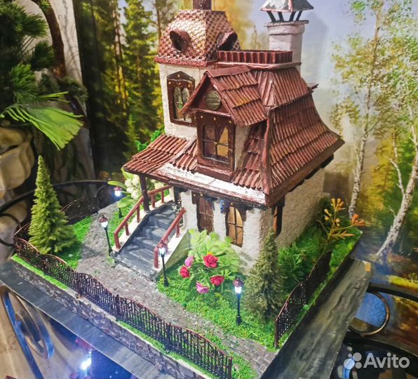 Дом в викторианском стиле, диорама