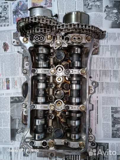 Двигатель 2GR FE в разборе