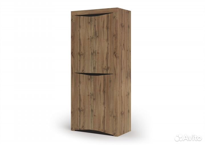 Шкаф 2-ств Спальня Паола шк 701 (дуб крафт золото)