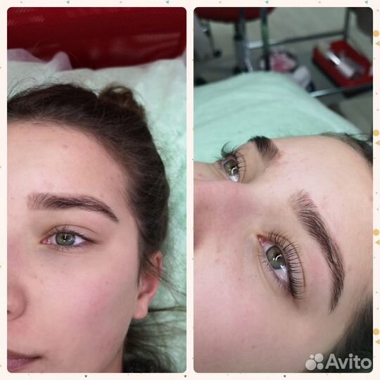 Ламинирование ресниц Архитектура бровей