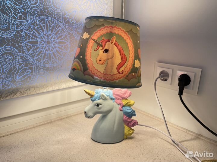Лампа единорог