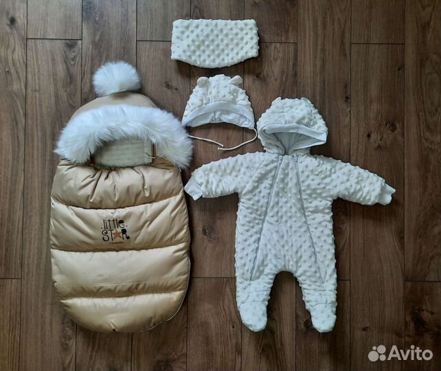 Конверт на выписку зимний (для двойни)