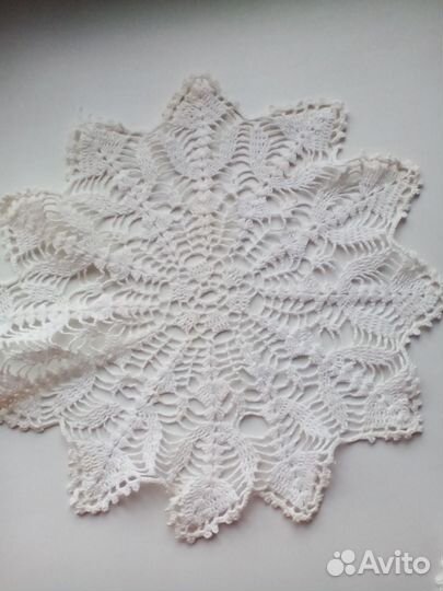 Салфетки вязаные кружево