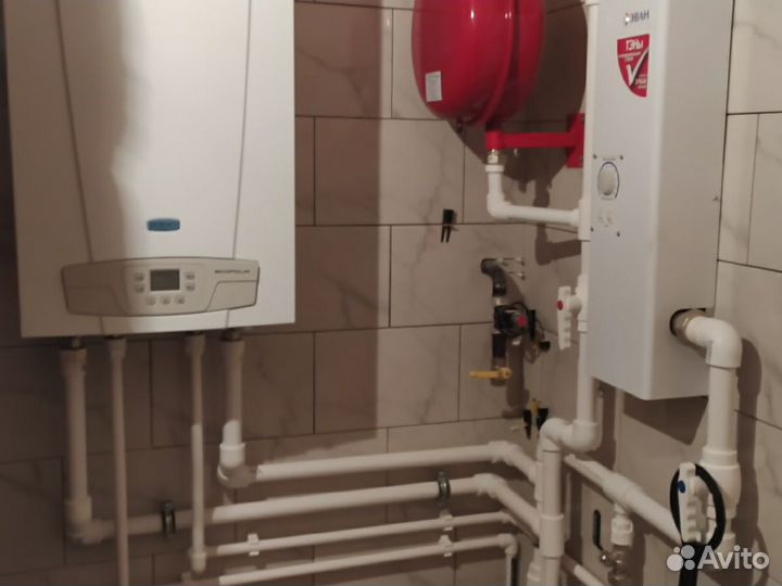 Монтаж отопления теплый пол водопровод сантехник