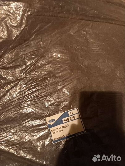 Коврики задние ford fusion, fiesta mk5 текстиль