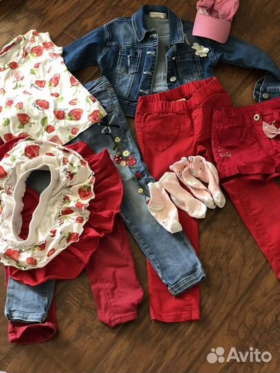 Одежда пакетом на девочку 2 3 года