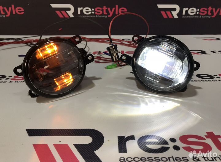 Туманки Toyota 4 уха LED U956