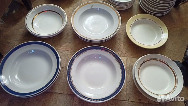 Тарелки суповые и на второе, СССР