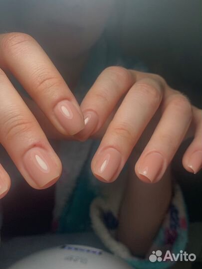 Маникюр наращивание ногтей