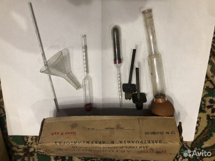 Набор для определения плотности электролита