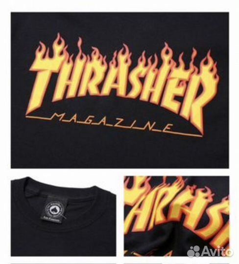 Лонгслив Thrasher + носки Thrasher в подарок