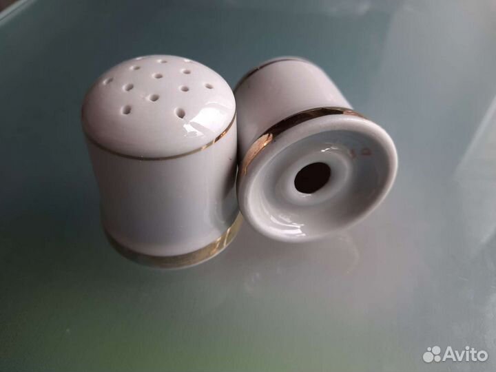 Солонка и перечница фарфор СССР