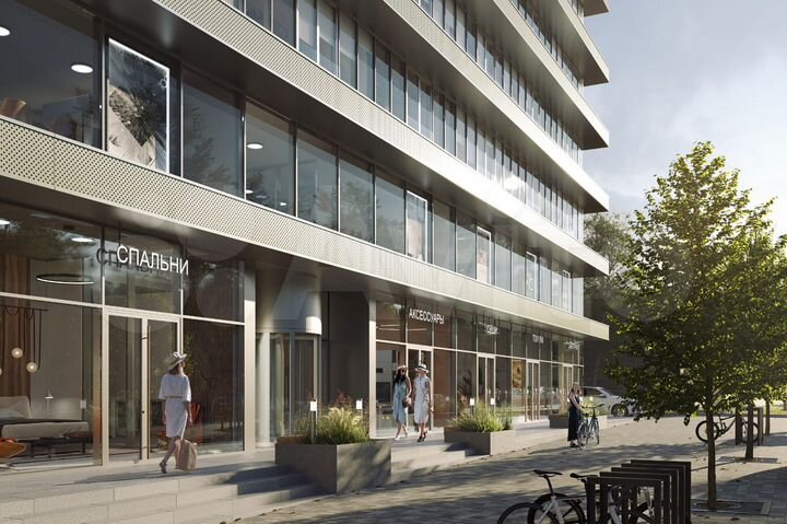 Офисные помещения в новом проекте, 40.5 м²