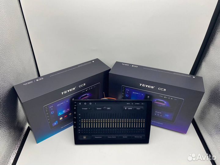 Магнитола на андроиде Teyes CC3 6/128 Mitsubishi