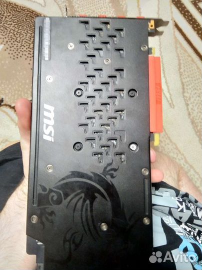 Видеокарта MSI gtx 1060 6gb на запчасти