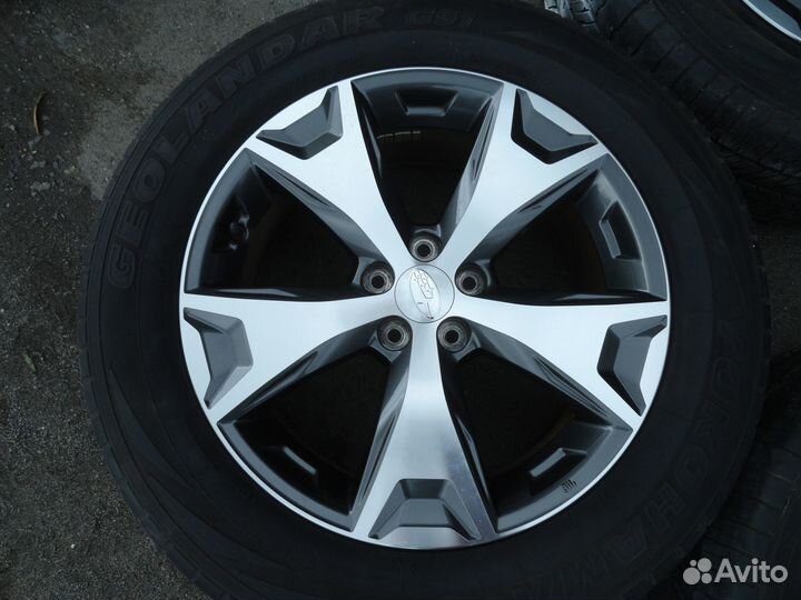 Субару Форестер оригинал диски R17 5*100 7j 48