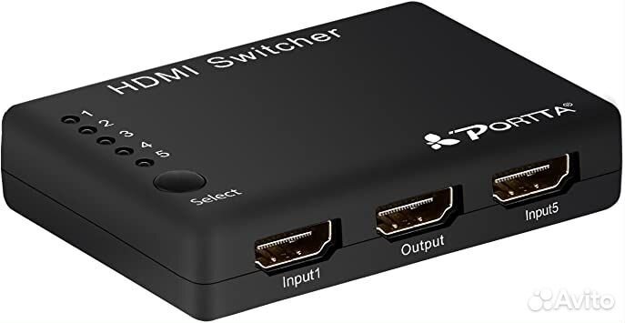 Переключатель видеосигнала hdmi 5 на 1